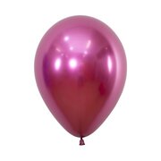 Fuchsia Pink Reflex Latex Balloons 30cm (Pk 50)