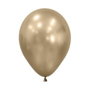 Silk Gold Dust Latex Balloons 30cm Pack of 50 | Professional Helium Quality Balloons