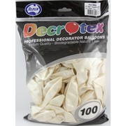 Pearl White Latex Balloons (12in - 30cm) Pk 100
