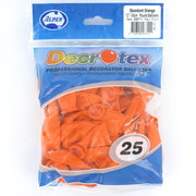 Standard Orange 30cm Latex Balloons Pk 25