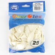 Pearl White 30cm Latex Balloons Pk 25