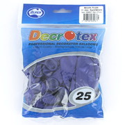 Metallic Purple 30cm Latex Balloons Pk 25