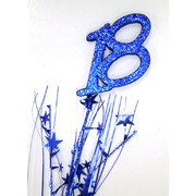 Royal Blue Pick Onion with Number Top 18 Pk 1