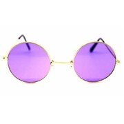Adult Costume Lennon Glasses Purple Lenses