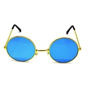 Adult Costume Lennon Glasses Blue Lenses