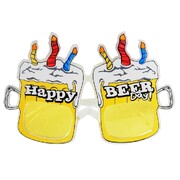 Happy Beer Day Novelty Party Glasses | Beer Mug Costume Glasses
