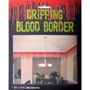 Halloween Wall Decoration Dripping Blood Border 38x366cm