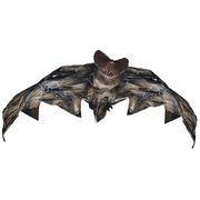 Tattered Hanging Halloween Bat Decoration 79x38cm