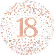 18 Sparkling Rose Gold Fizz 18in. Foil Balloon Pk 1