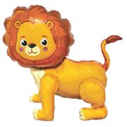 Standing Airz Lion Airfill Foil Balloon