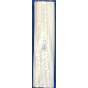White 400mm Balloon Sticks Pk 100