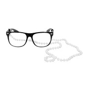 Novelty Grandma Granny Glasses with Pearl Chain