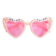 Pearl Bride To Be Pink Hens Night Deluxe Glasses