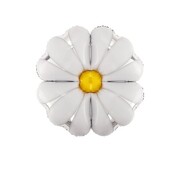White Daisy Supershape Foil Balloon 55cm