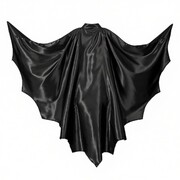 Adult Black Bat Wing Halloween Costume Cape - One Size