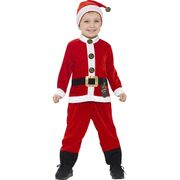 Child Christmas Santa Suit Costume (Small, 4-6 Yrs)