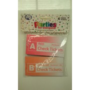 Tickets Check 100 per book Pk4 