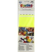 Yellow TYVEK Wristbands Pk 100