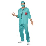 Adult Surgeon Doctor Scrubs Costume (Large)