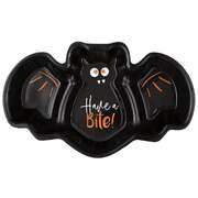 Bat Shaped Plastic Serving Tray Bats & Boos Halloween