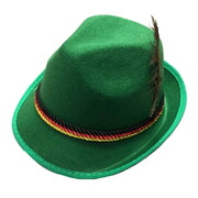 Oktoberfest Green Trilby Hat │German Bavarian Adult Costume Accessory