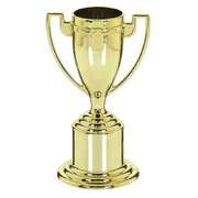 Gold Trophy Favours Pk 8