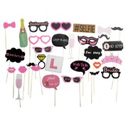 Hens Party Photo Booth Props Kit Pk 30
