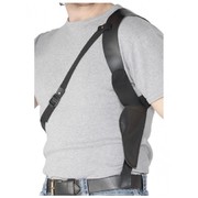 Leather-Look Black Gun Holster Pk 1 (Holster Only)
