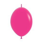 Link-O-Loon Fashion Fuchsia Hot Pink Latex Linking Balloons 30cm Pk 50
