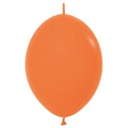 Link-O-Loon Fashion Orange Latex Linking Balloons 30cm Pk 50