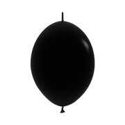 Link-O-Loon Fashion Black Latex Linking Balloons 30cm Pk 50