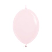 Link-O-Loon Matte Pastel Pink Latex Linking Balloons 30cm Pk 50