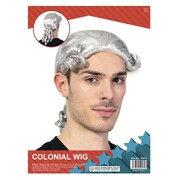 White Colonial Judge Wig