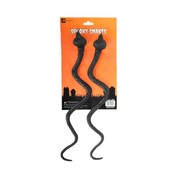 Black Plastic Cobra Snake Pack of 2 | 35cm Halloween & Party Favour