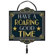 Glitz & Glam 1920s Roaring Good Time Hanging Sign Decoration