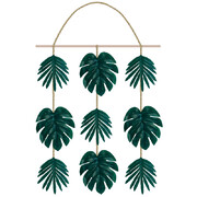 Hawaiian Luau Palm Leaf Hanging Decoration Pk 1