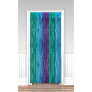 Sparkling Sapphire Foil Tinsel Door Curtain (91 x 243cm) Pk 1