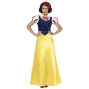 Adult Woman Princess Snow Costume (Small, 8-10)