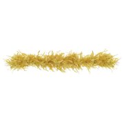 Gold Feather Boa with Tinsel 182cm
