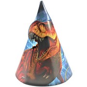 Jurassic World Dinosaur Party Hats Pk 8