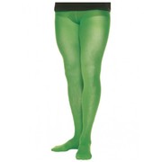 Christmas Opaque Green Men's Tights (1 Pair)