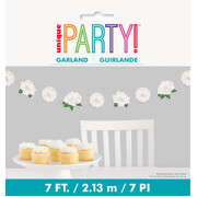 Garden Party Flower Paper Garland Decoration 2.13m 