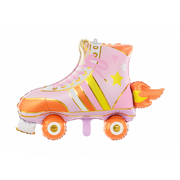 Pink Roller Skate Foil Supershape Balloon