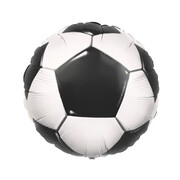 Soccer Ball Round Foil Balloon 45cm 