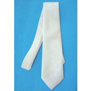White Satin Gangster Necktie Pk 1