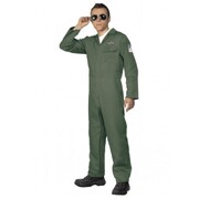Adult Male Green Aviator Costume X Large