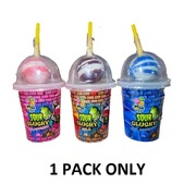 Big Dipper Sour Slushy Sherbet with Lollipop 39g Assorted Flavours (Pk 1)