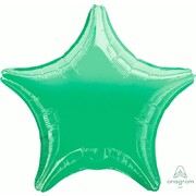 Metallic Green Star 19in. Standard Foil Balloon Pk 1