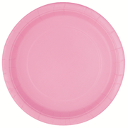 Lovely Light Pink 7in Paper Plates Pk 8
