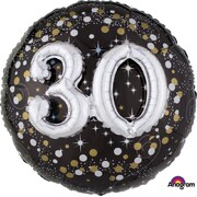 Jumbo 30th Birthday 3D Supershape Foil Balloon
